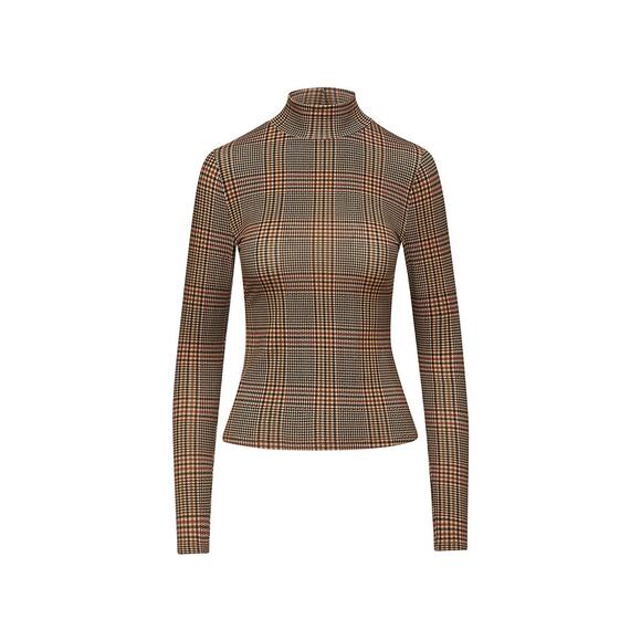 Veronica Beard Tops - Veronica Beard 'Nate' Black Plaid Turtleneck Top Size XS